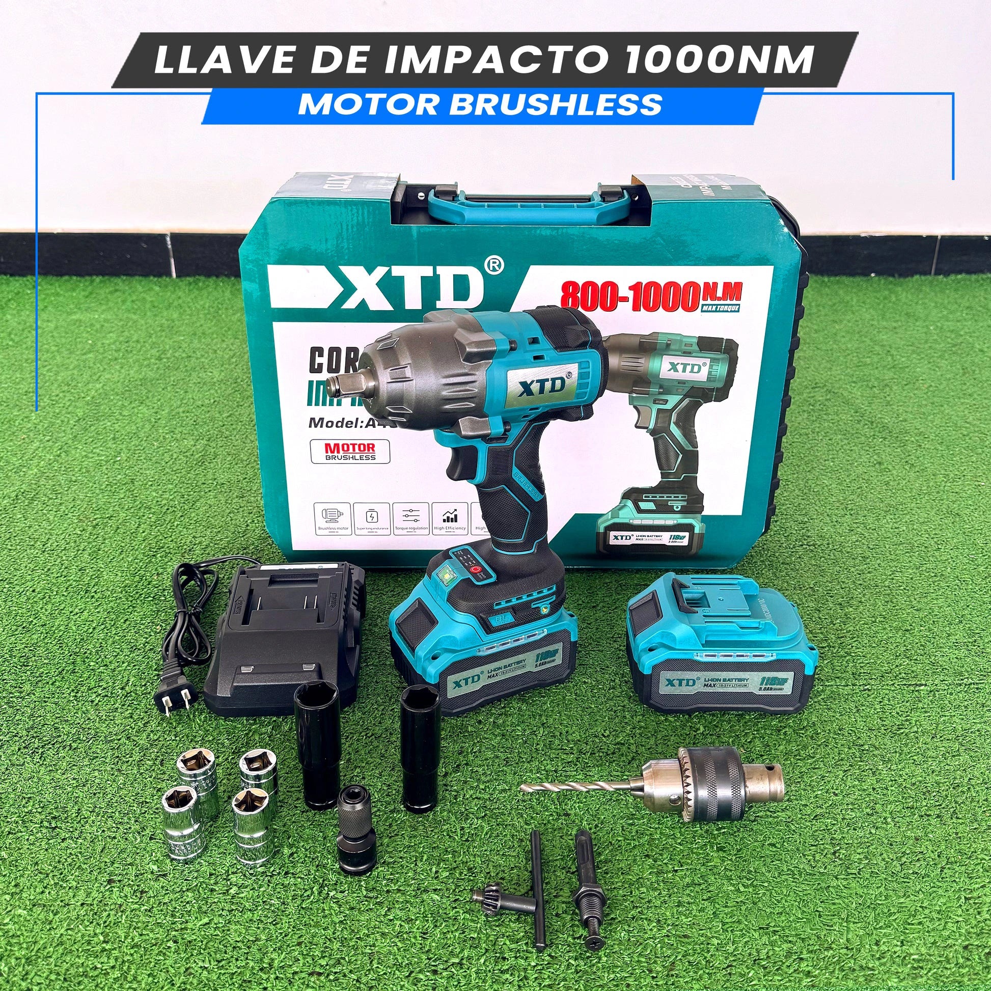 Sett de 2 Llave de Impacto 1000 NM