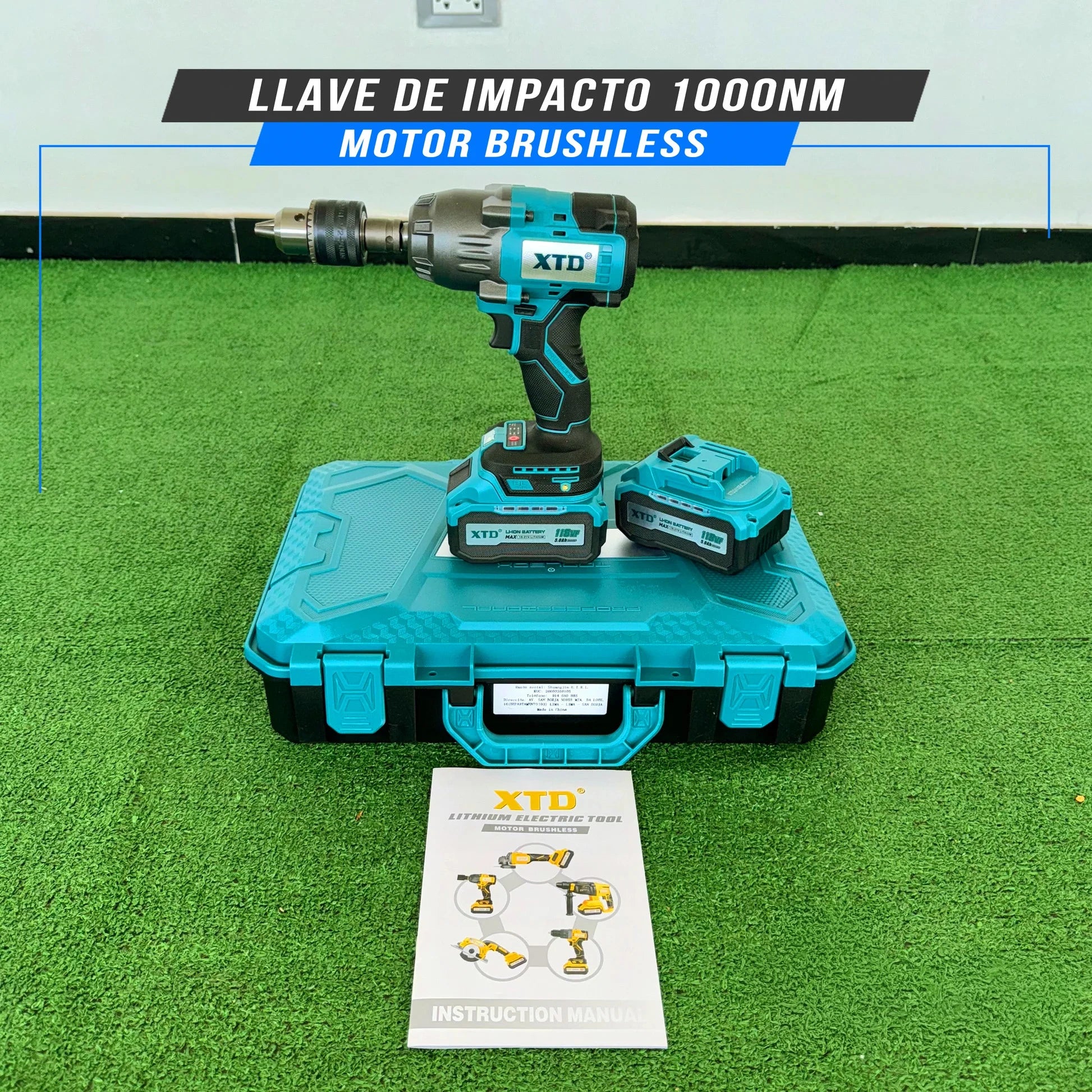 Sett de 2 Llave de Impacto 1000 NM